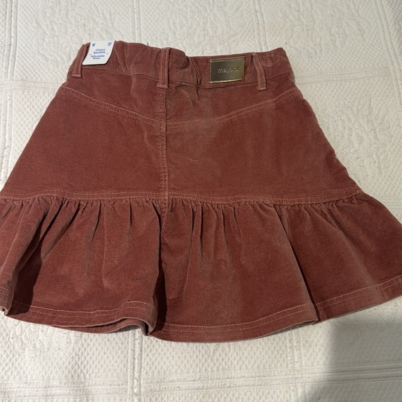 Mayoral girls size 12 western style Rose Cord skirt NWT. Adjustable waist. - Picture 6 of 6